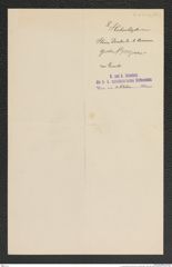 k.k. naturhistorisches Hofmuseum, Intendanzakten 1885-1896 (Hauer), Aktenzahl Z.614/1891, Seite 2